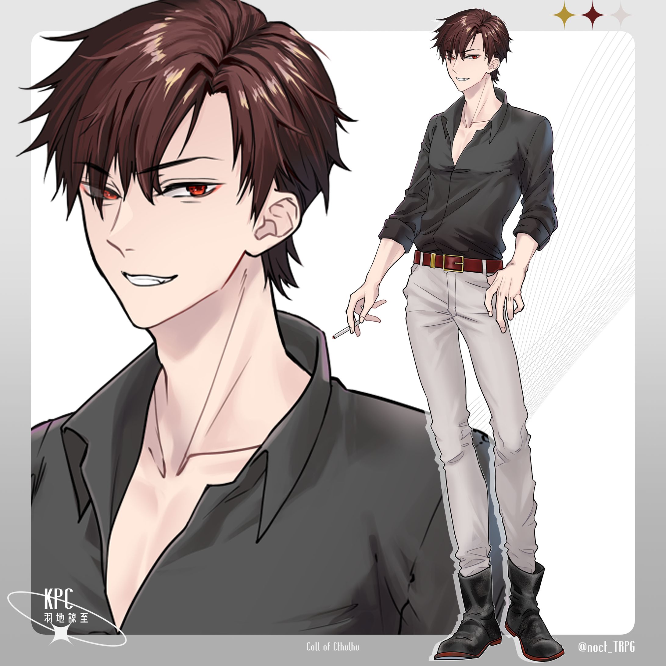 オリジナルキャラクター（TRPG立ち絵）-1