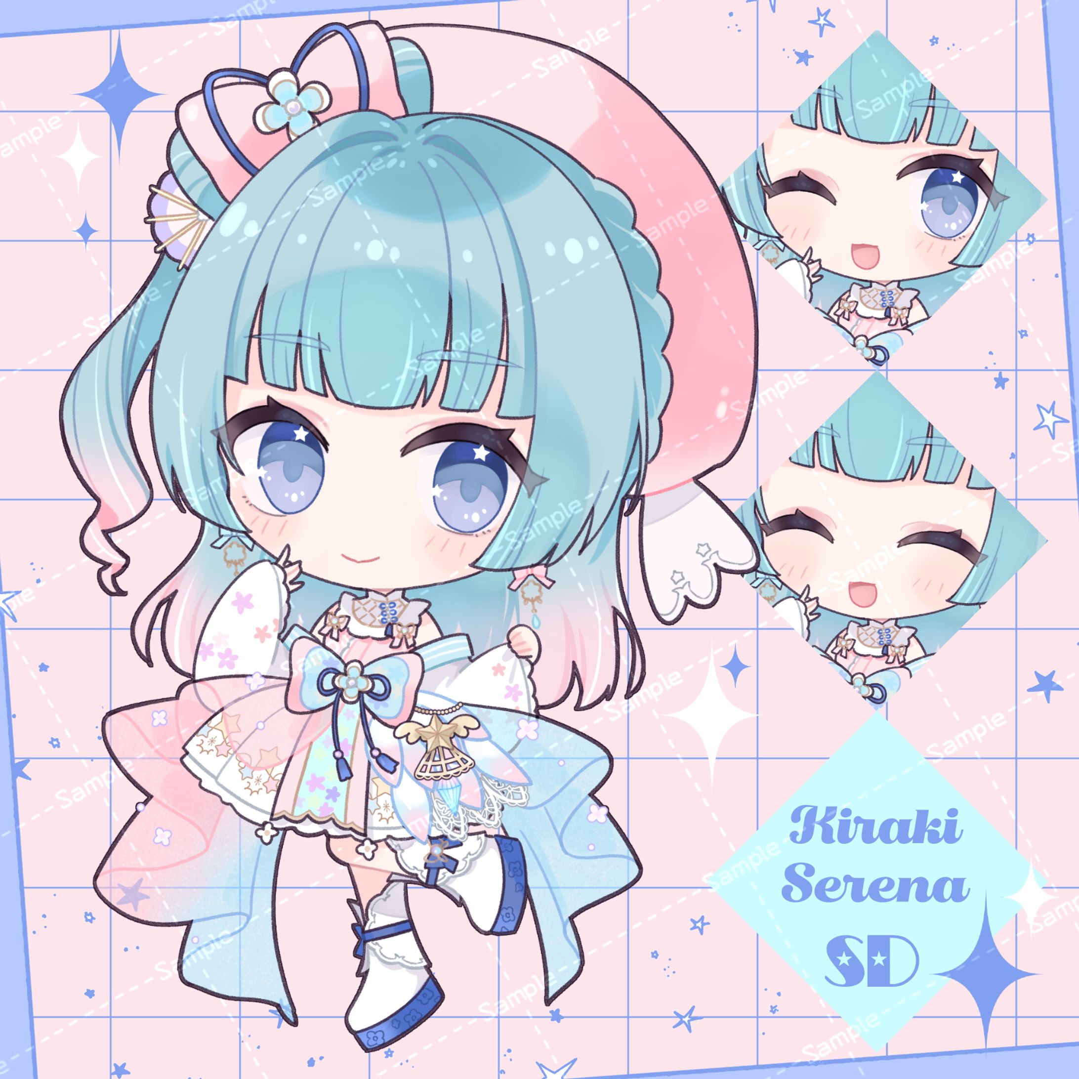 【お仕事】ミニキャライラスト-1