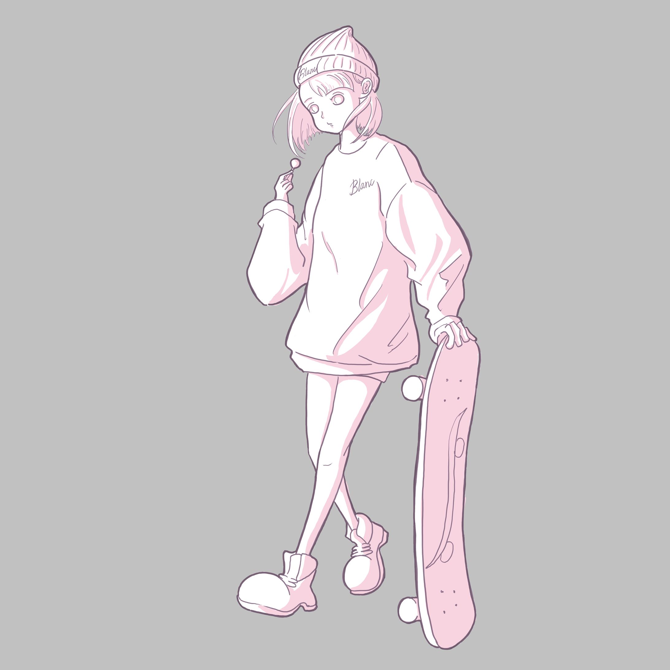 スケボーの子-1