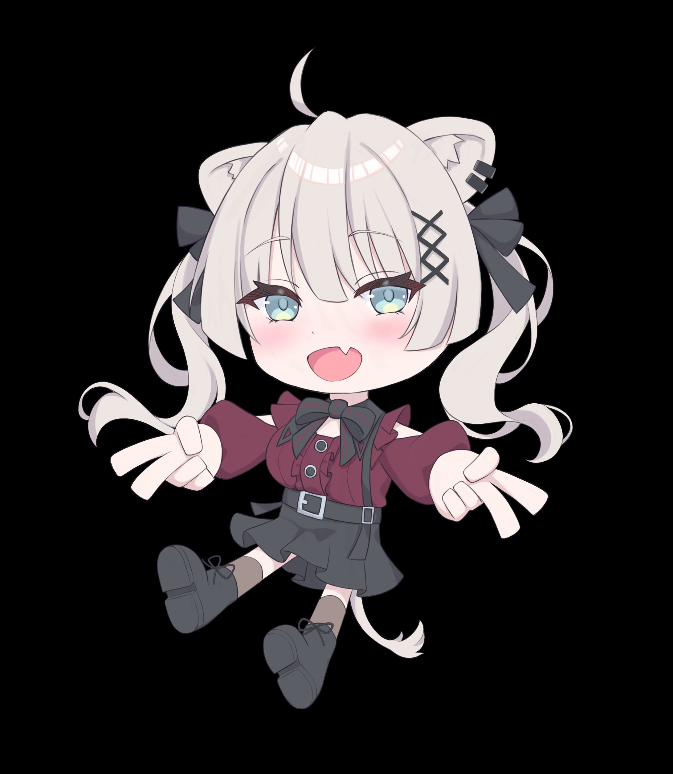 【二次創作】SDイラスト獅白ぼたん-1