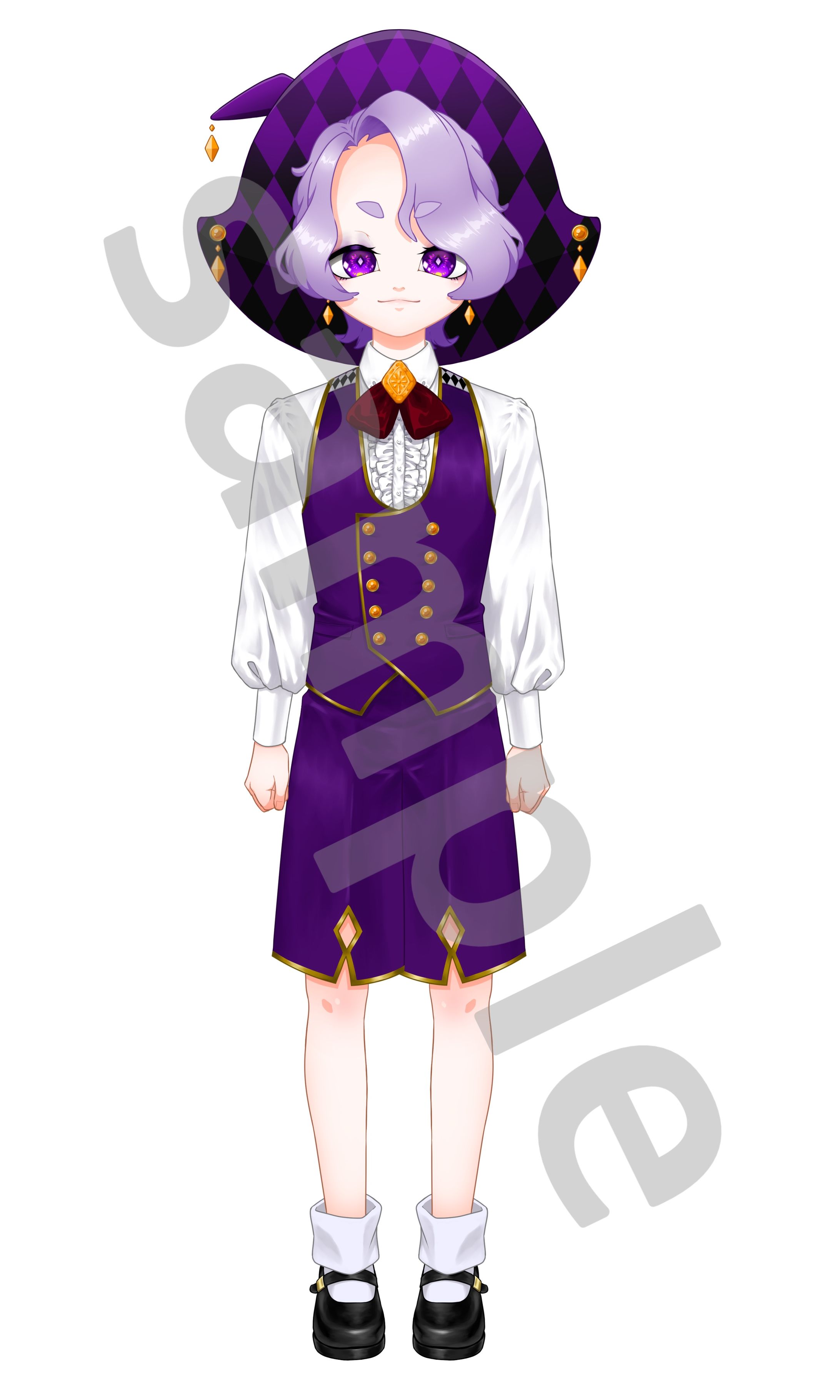 Live2D用イラスト-1