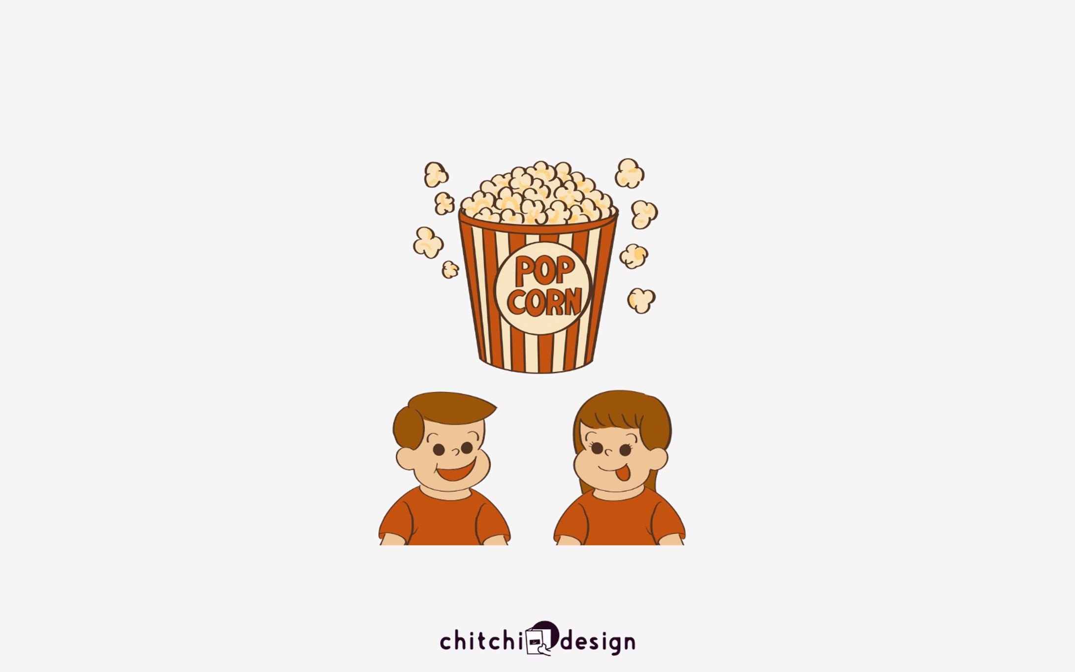 ポップコーンイラスト-1