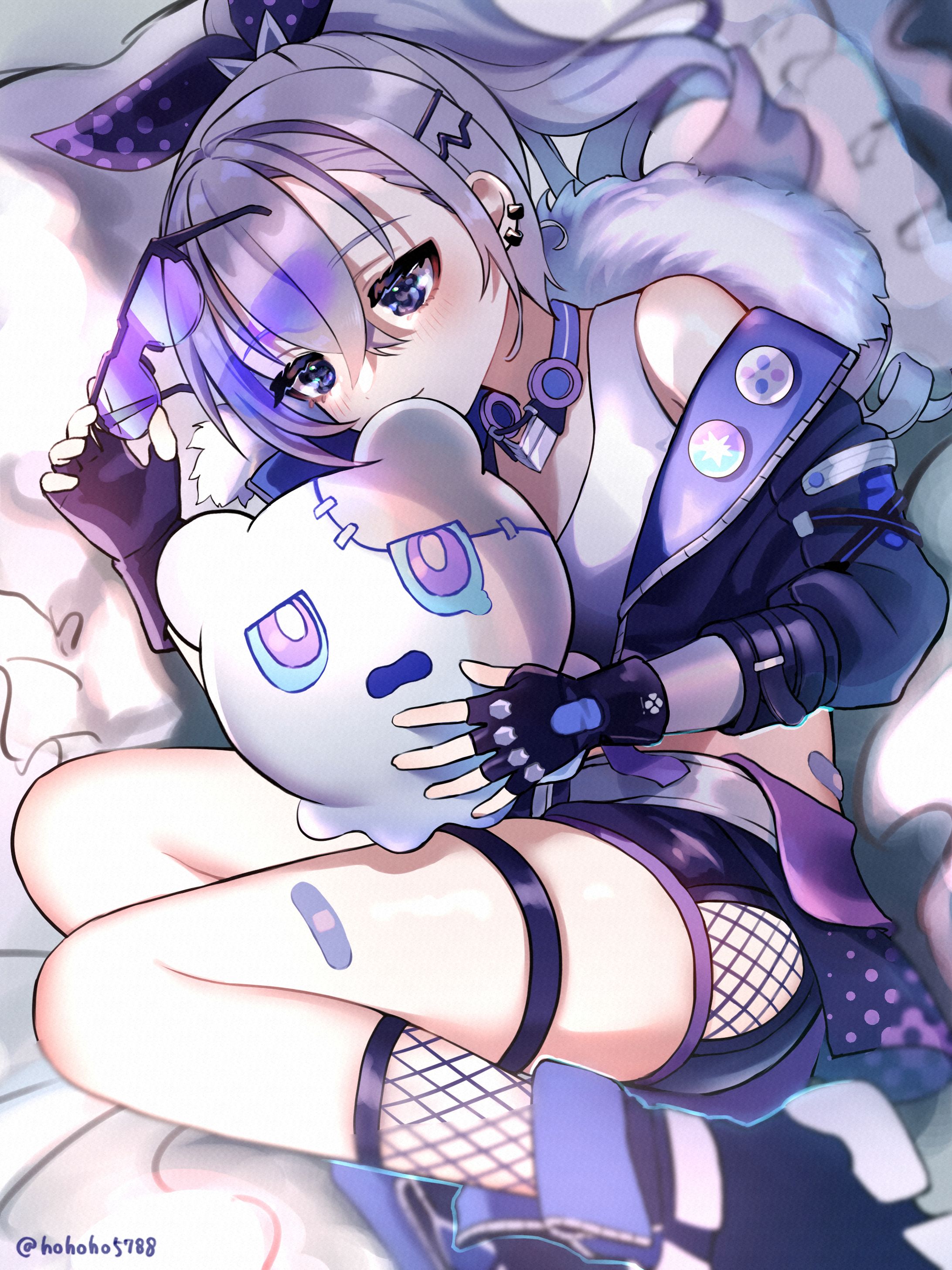 お昼寝銀狼ちゃん-1