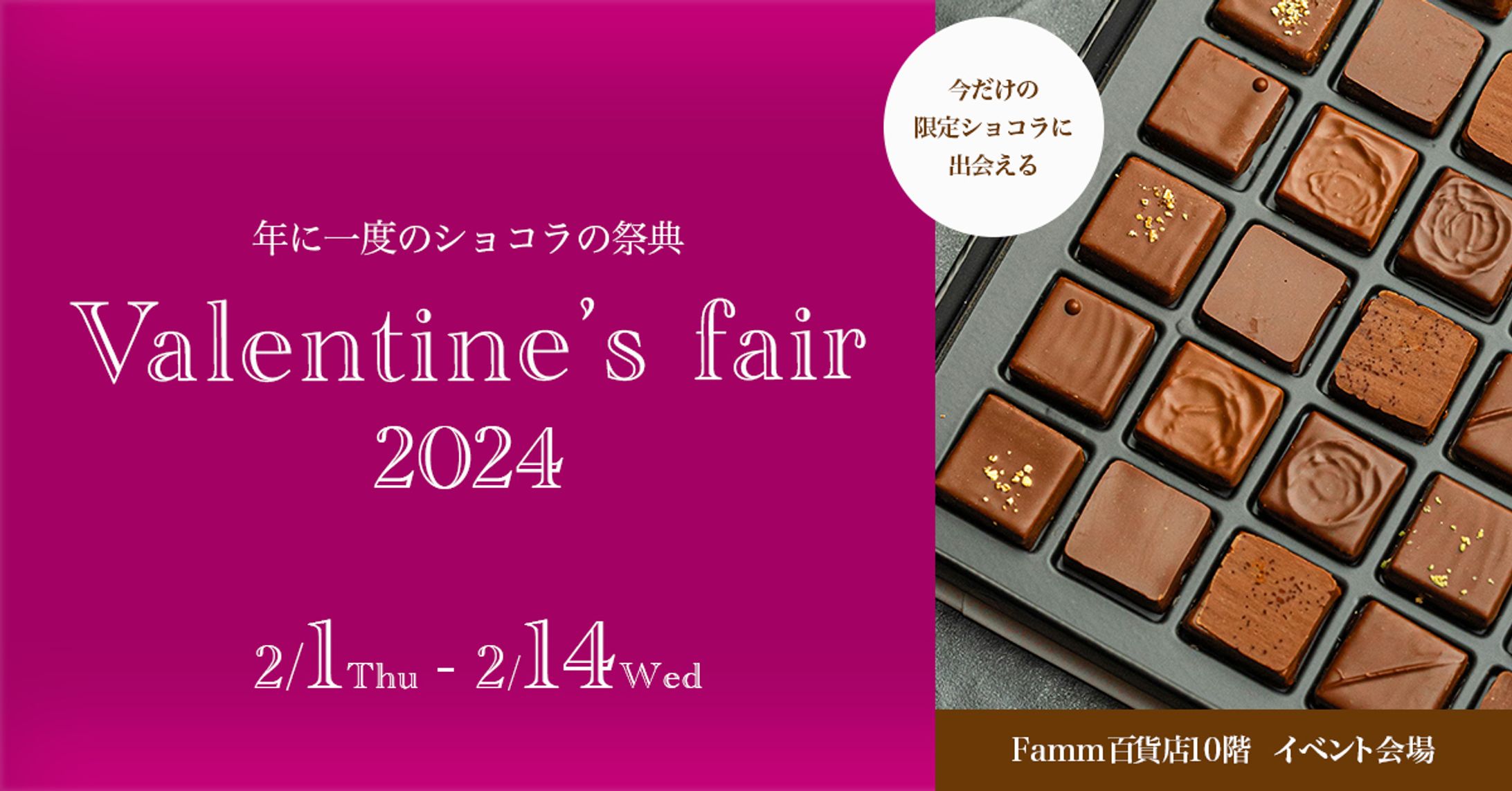 Valentine fair バナー　（架空）-1