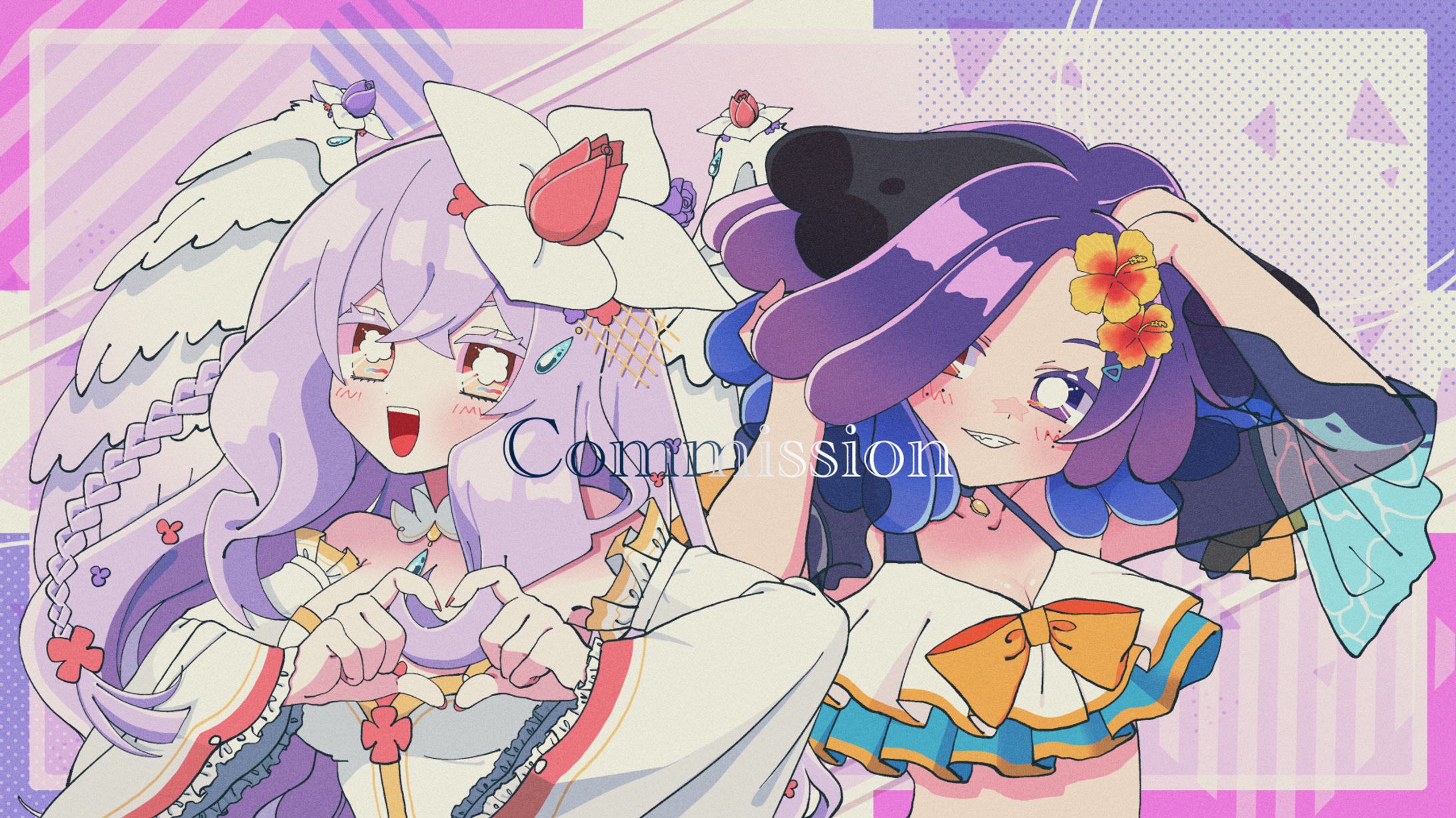 『Love Triangle』歌ってみたMVイラスト-1