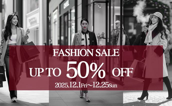 秋冬のモダンファッションバナー