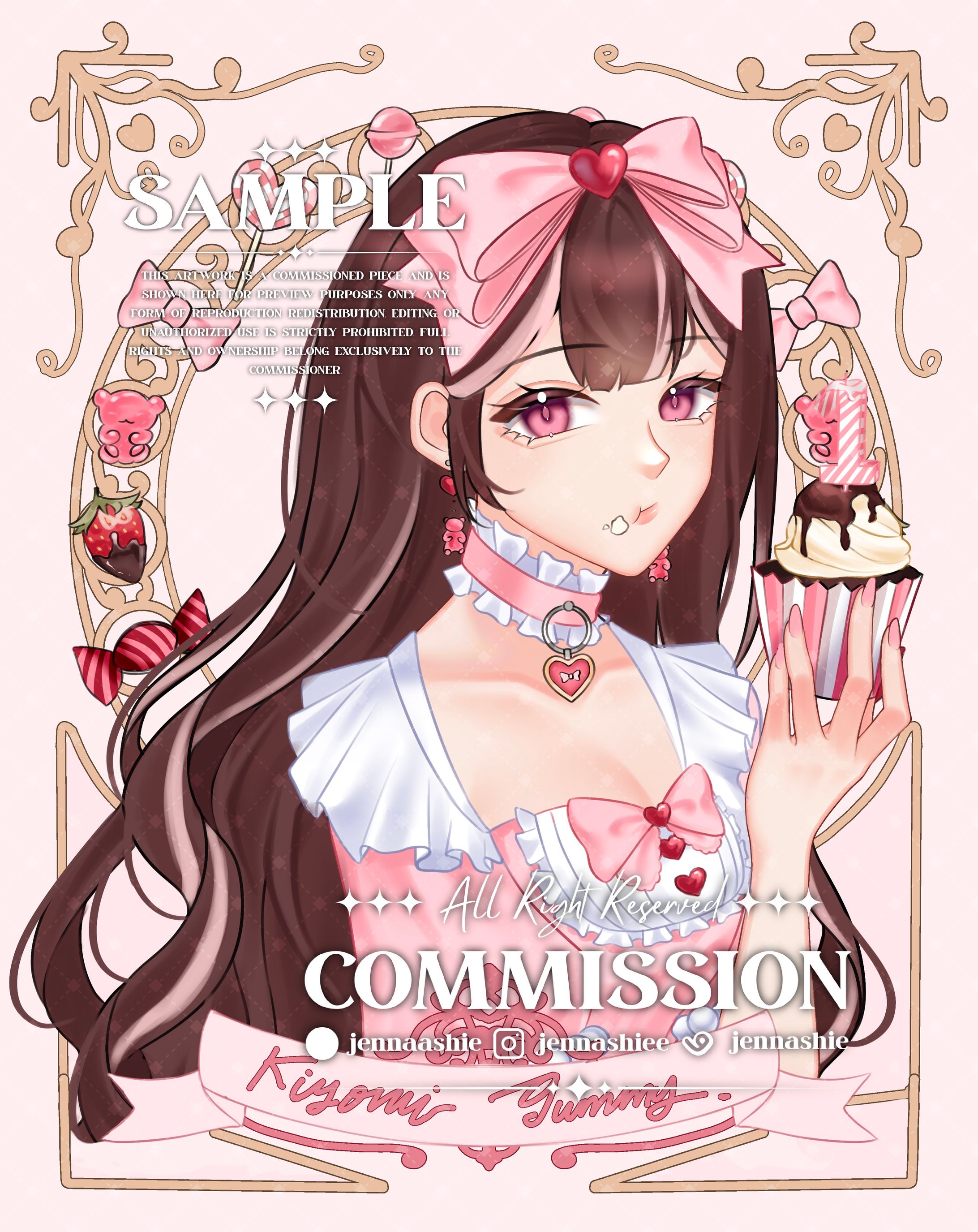 Waist Up Commission for @HoeruTenkuRoba-1