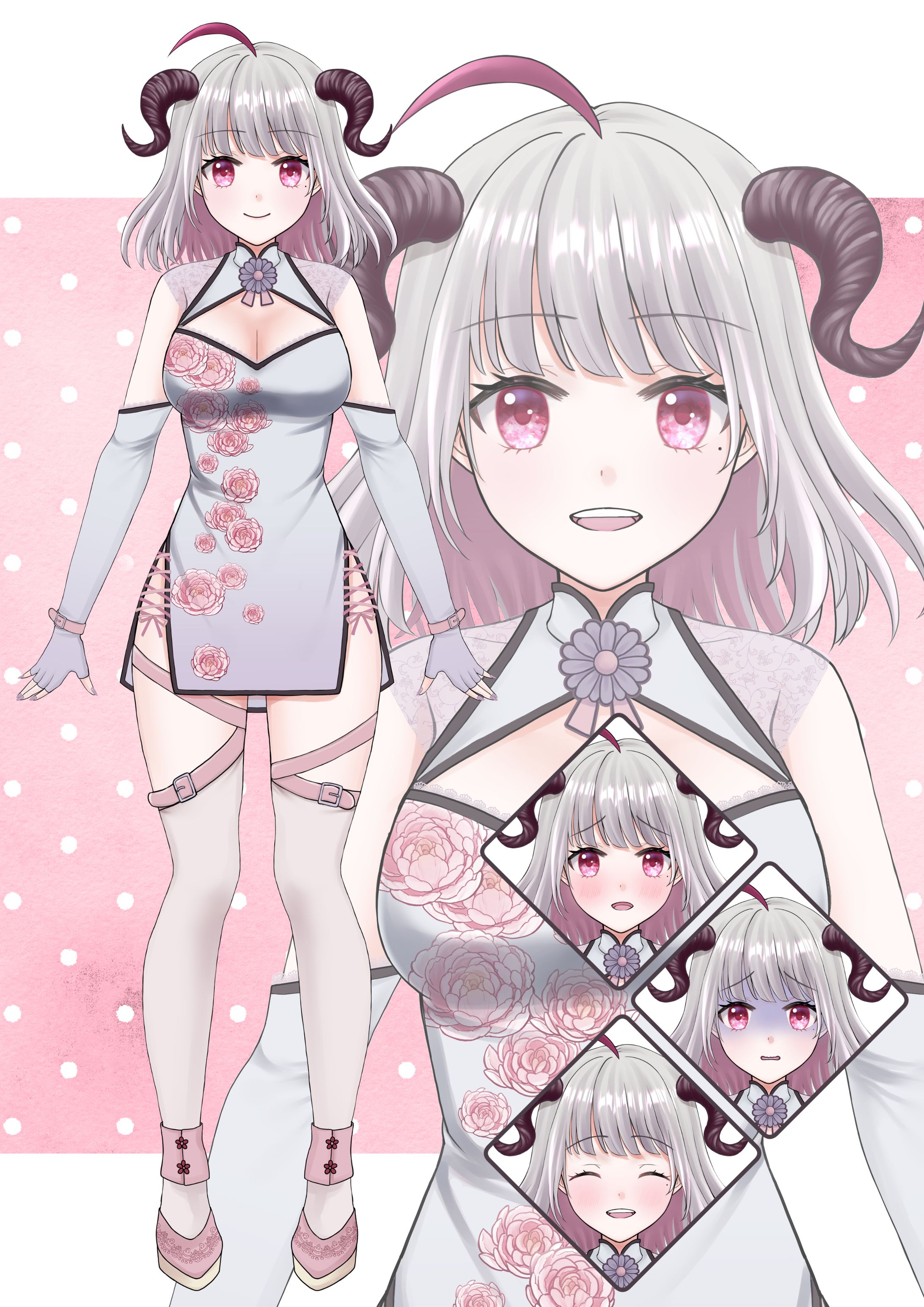 Vtuber 定時なゆ　キャラクターデザイン-1