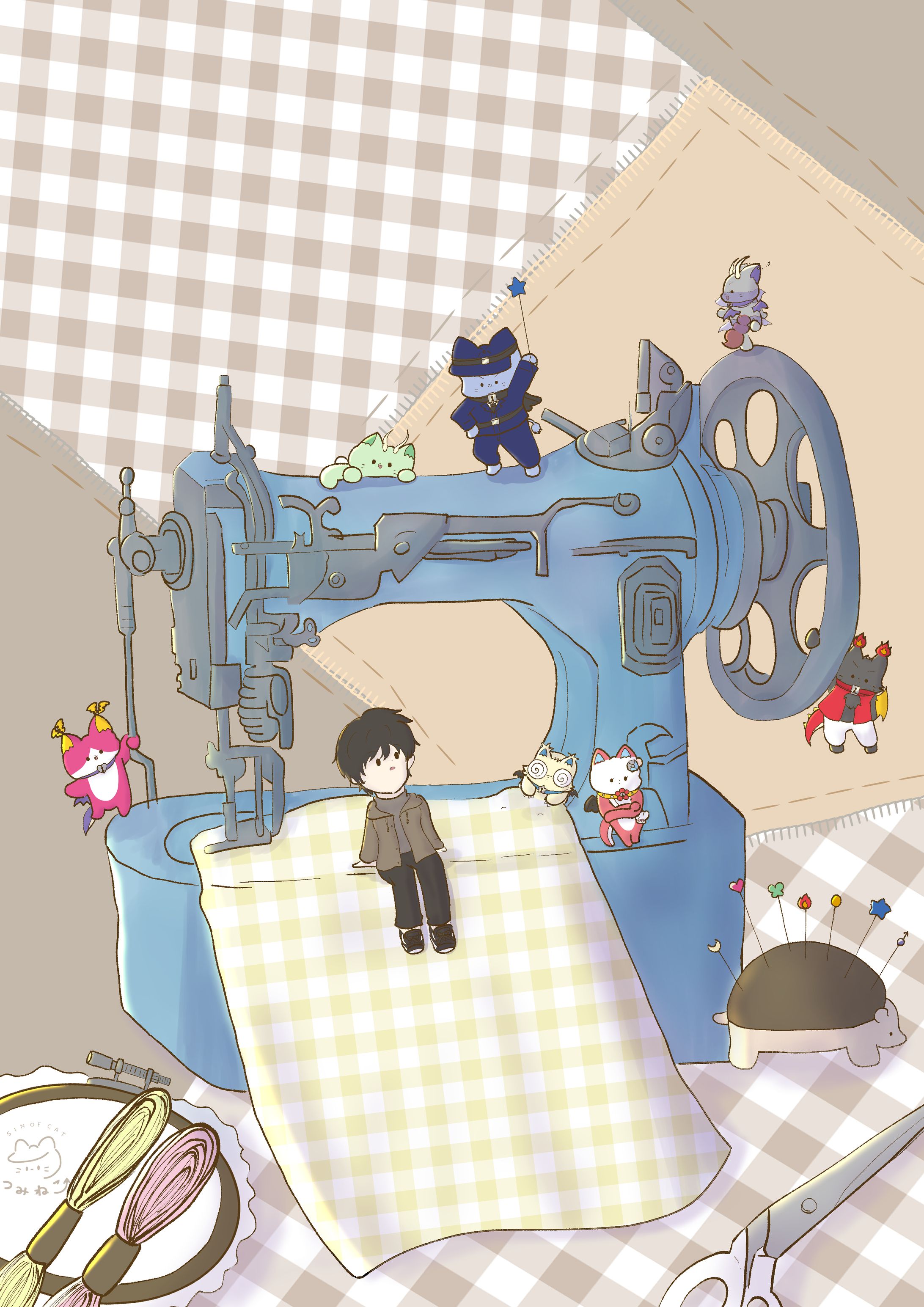 つみねこイラストシリーズ-1