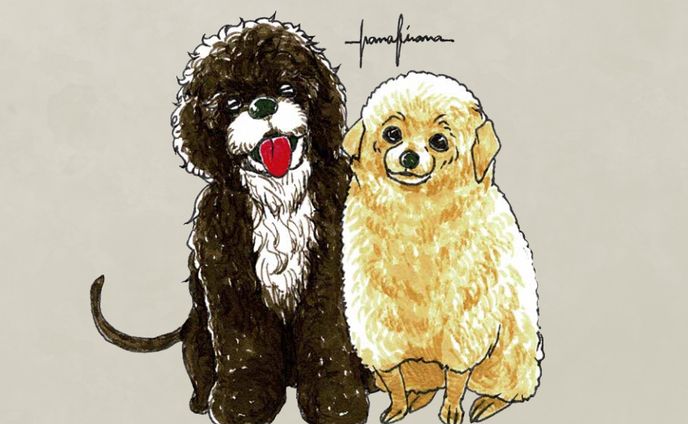 イラスト【ペット似顔絵】