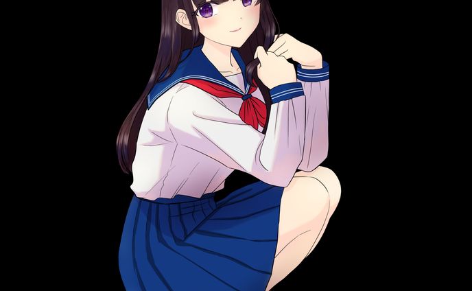 セーラー服の女子高生