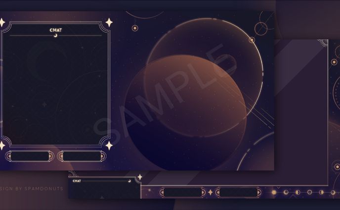 Starry Stream Overlay