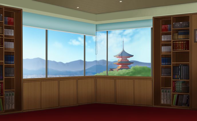 配信用背景、動物イラスト