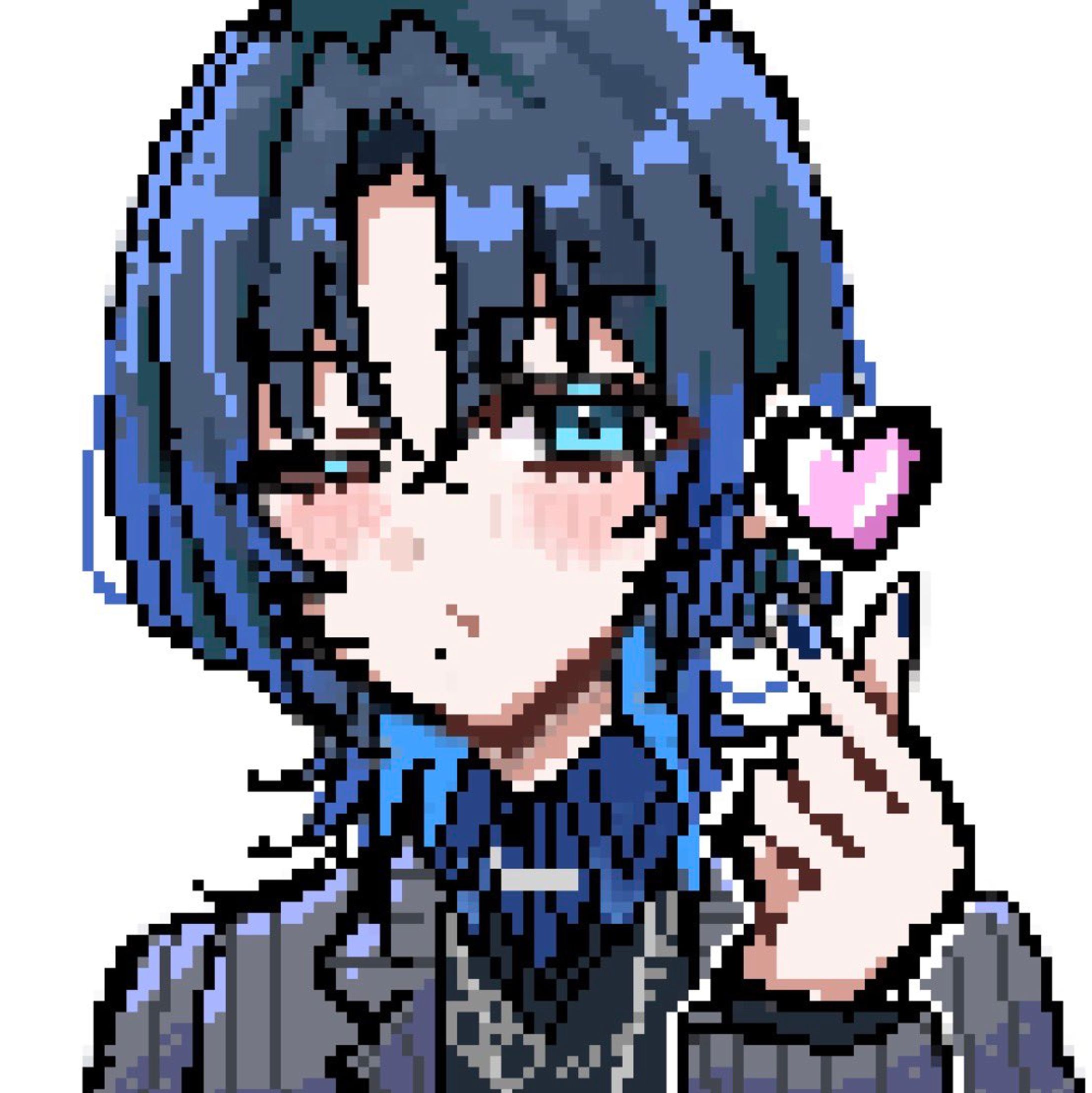 〈FA〉火威青ピクセルアート-1