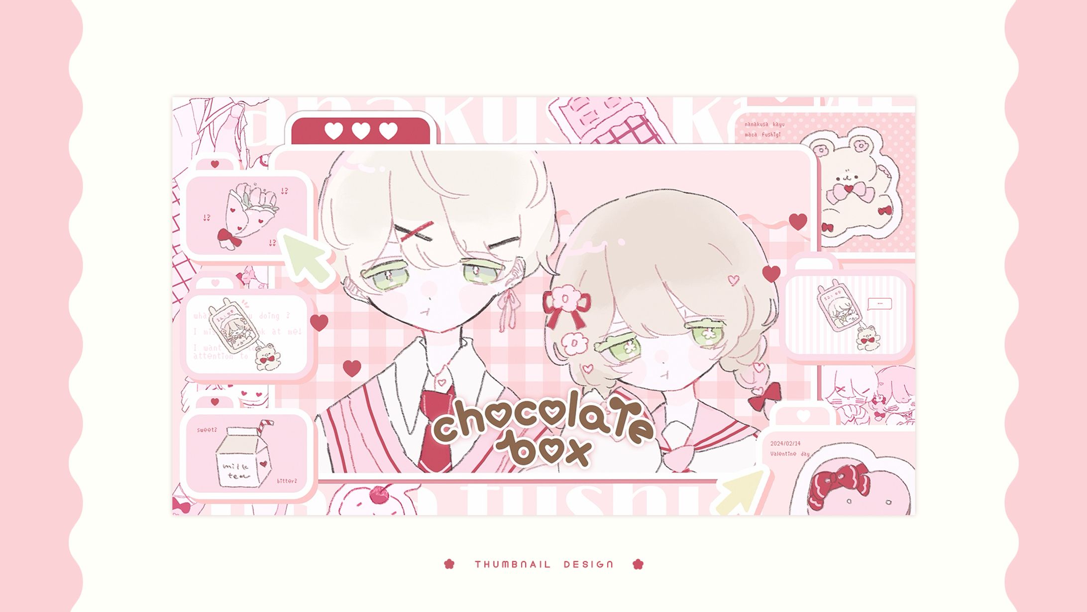 thumbnail design / 七草かゆ×魔花ふしぎ-1