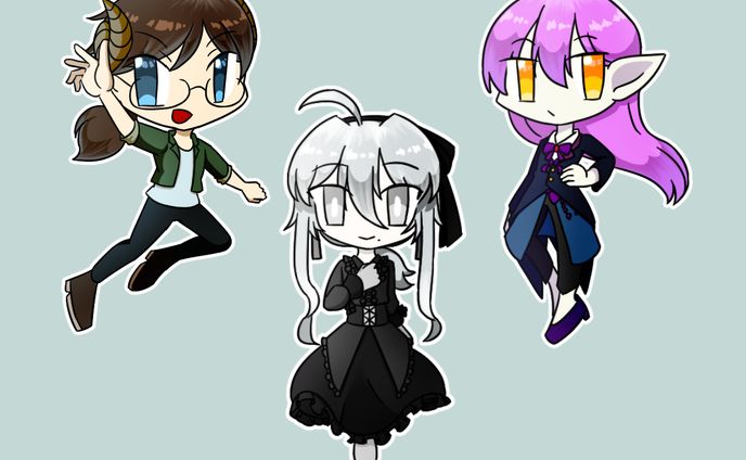 【イラスト】ミニキャラ2