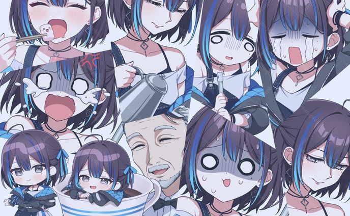 悠針れい様　活動用イラスト