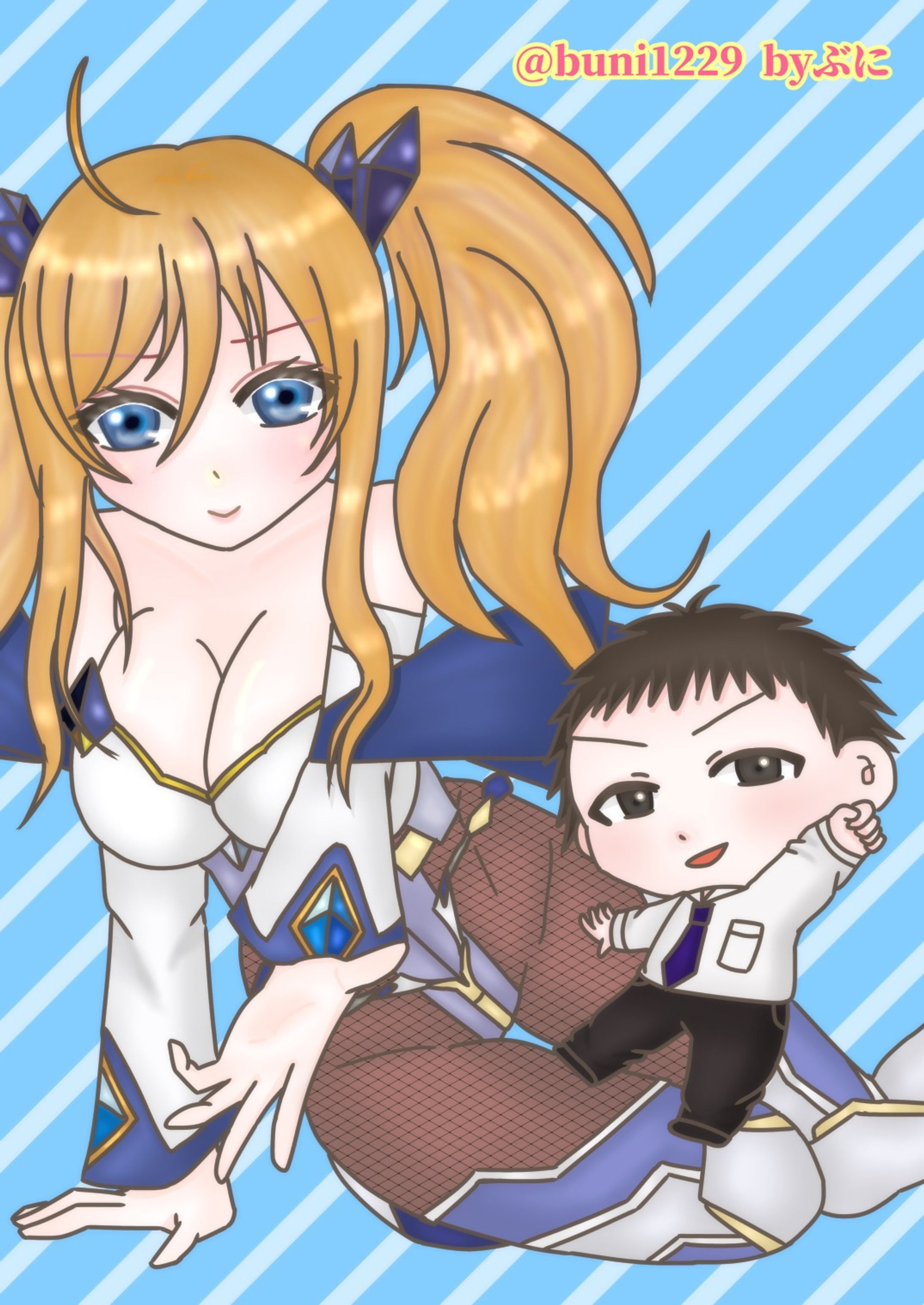 依頼絵〚鬼崎きらら×依頼主さま〛-1
