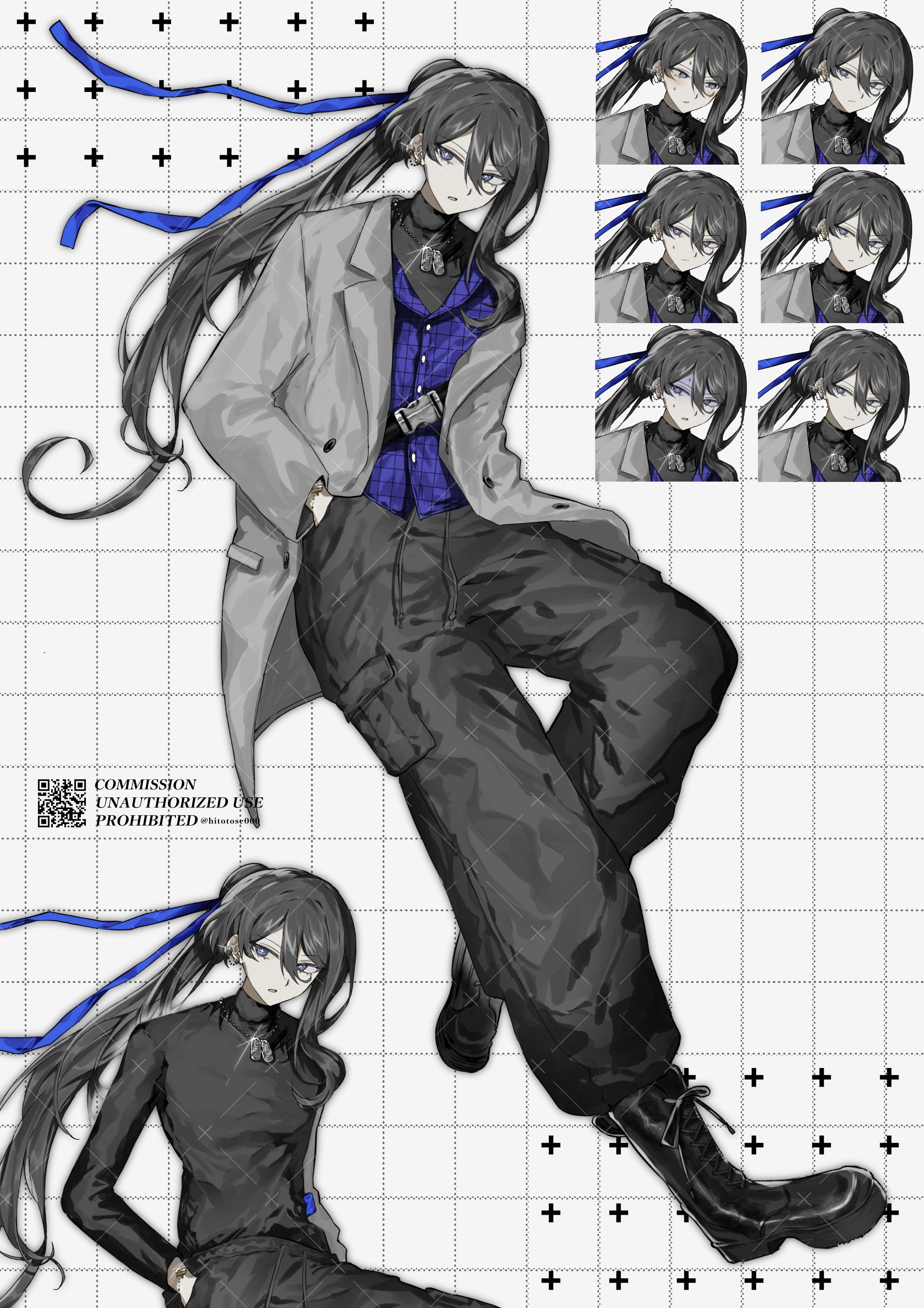 依頼イラスト - 立ち絵・キャラクターデザイン-1