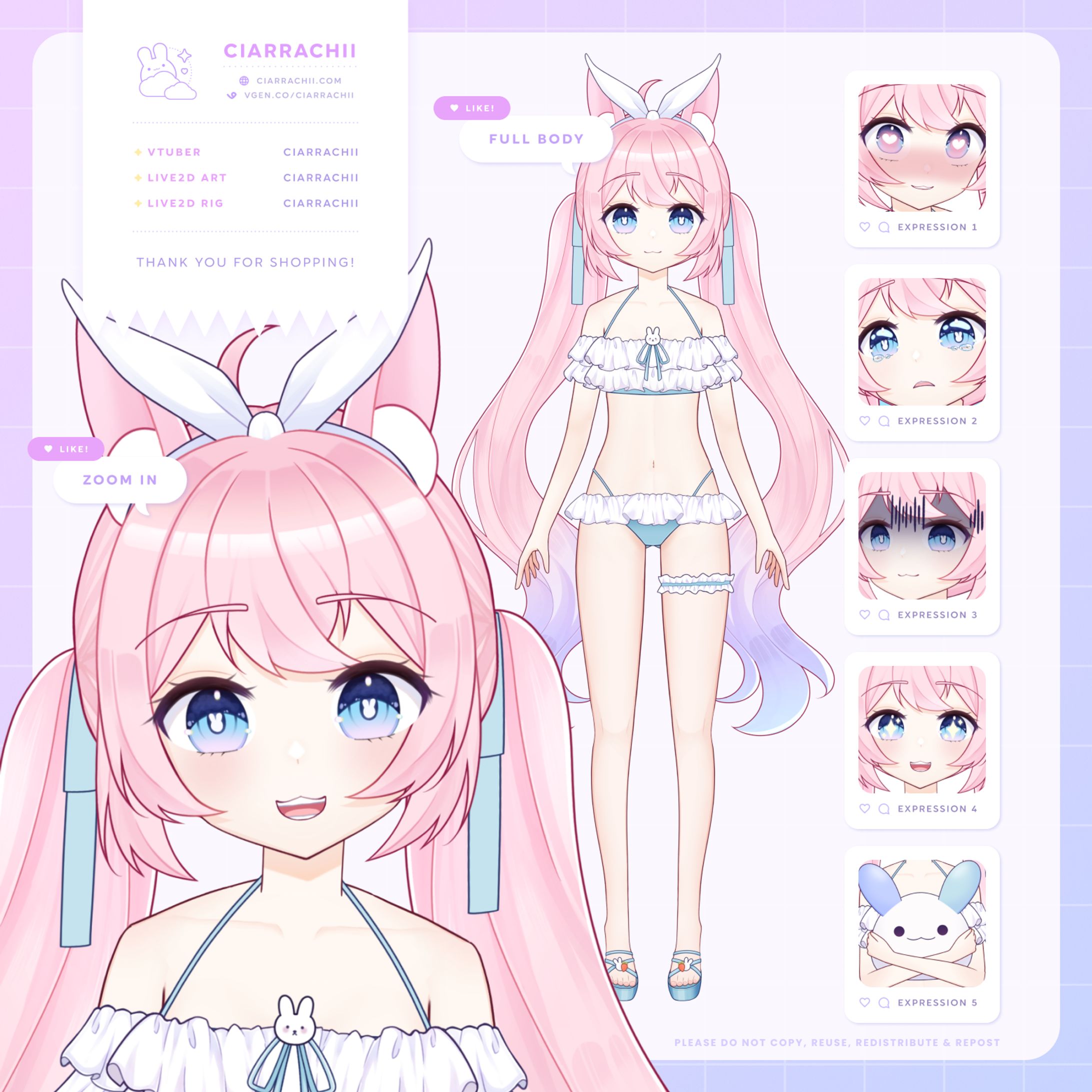 Ciarra Chii - Live2D Model & Rigging-1