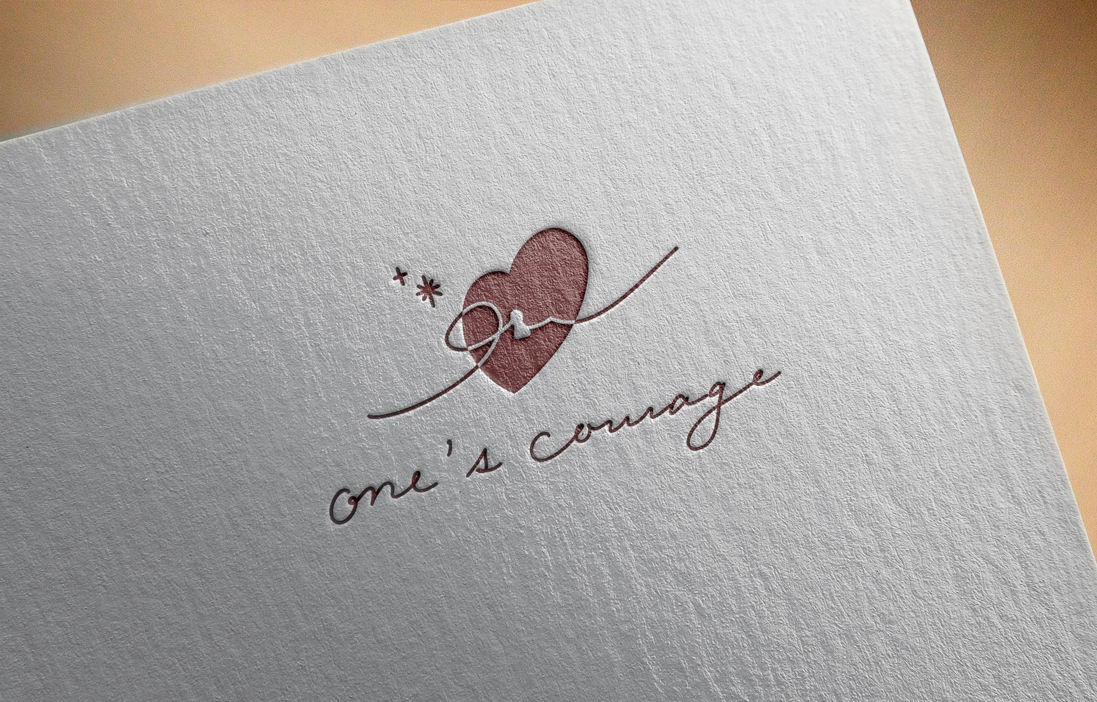 『one's courage』様　ロゴ制作-1
