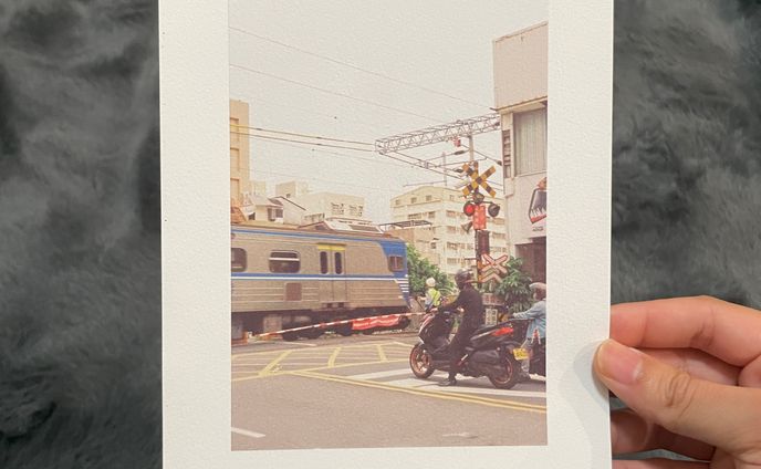 Tainan train film photography print