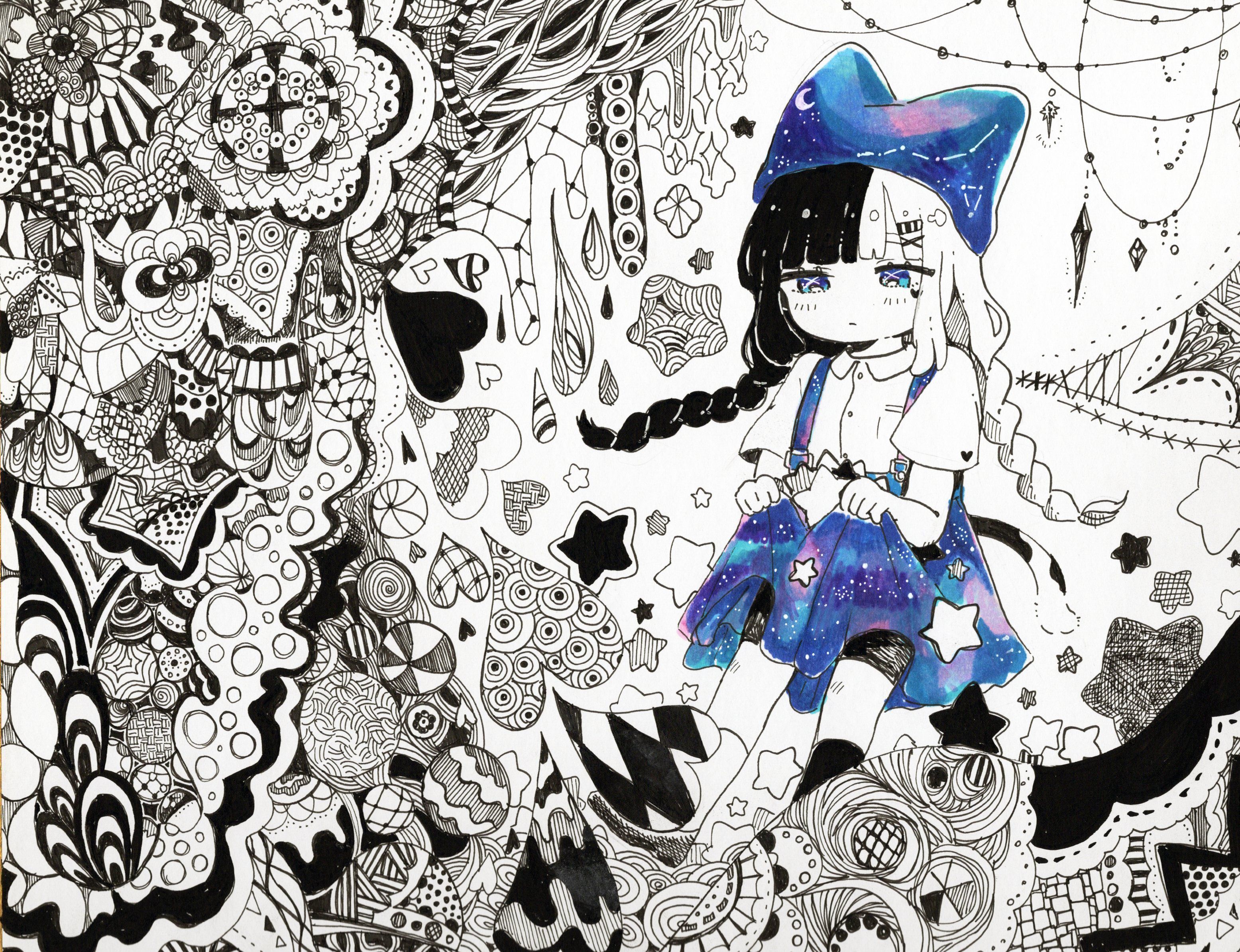 ごちゃごちゃなイラスト