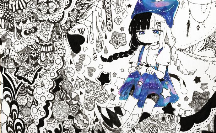 ごちゃごちゃなイラスト