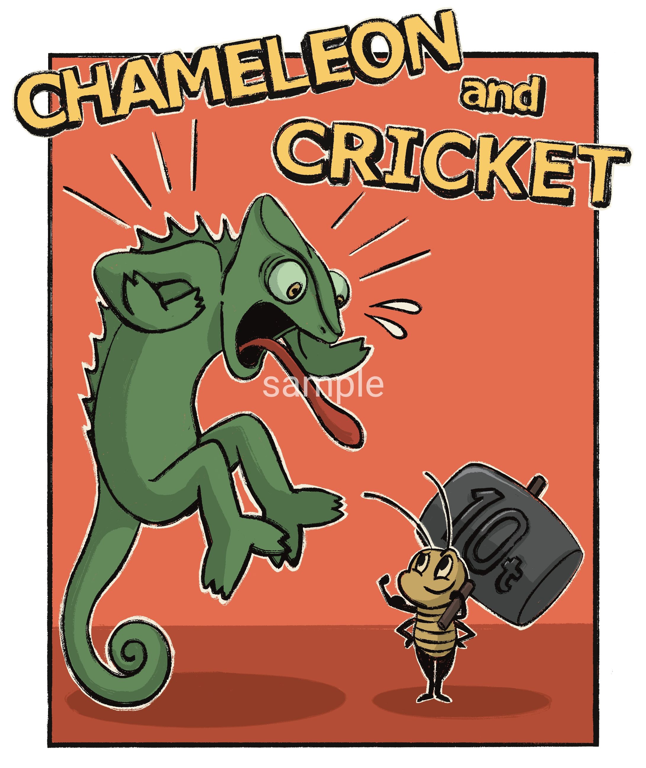 ドタバタコメディ風カメレオン-1