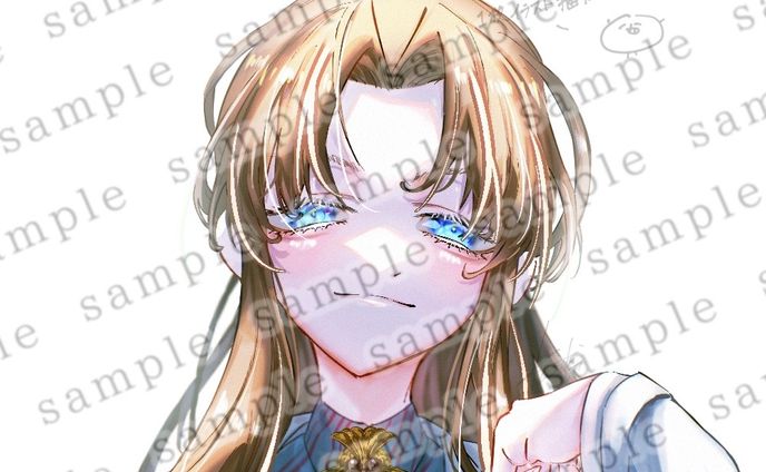 ご依頼キャラクターアイコンイラスト　表情差分3種類