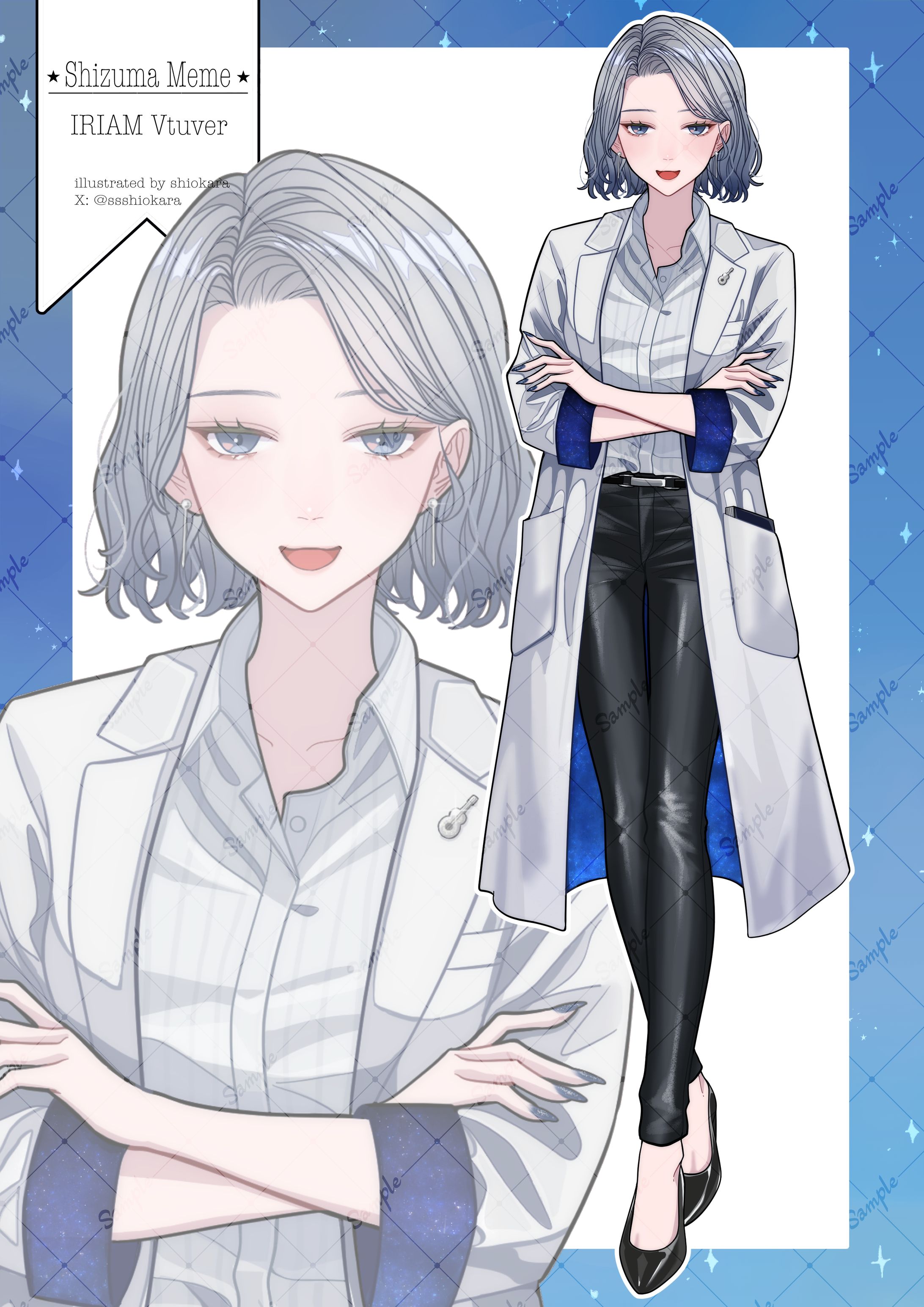 Vtuber 惺真メメ様 キャラデザ-1