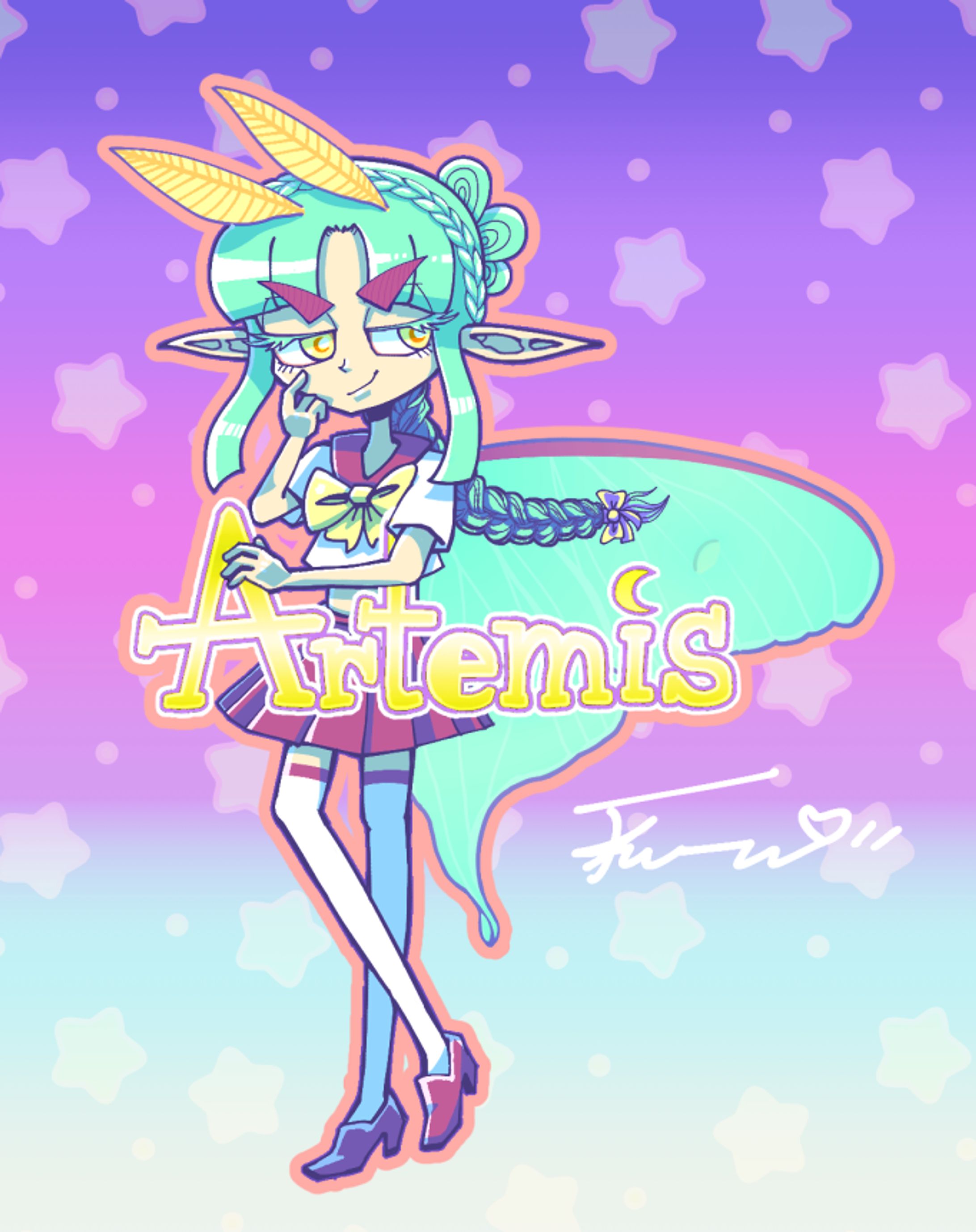 アルテミス（オオミズアオ）-1