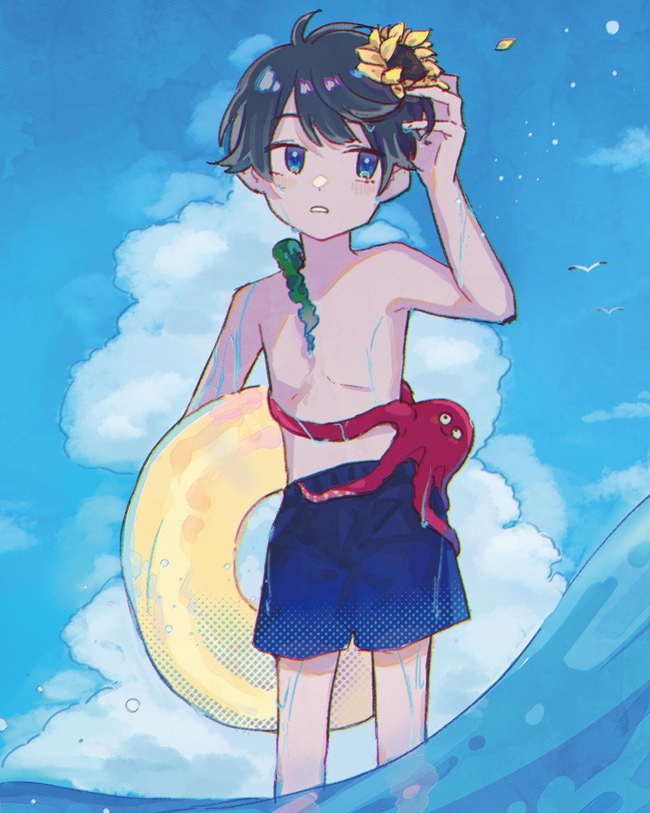 With summer, the sea, and the boy.
🌊🌻🐙
 
 

 #イラスト 
 #イラストレーション 
 #イラストグラム 
 #イラストレーター 
 #illust
 #illustration 
 #illustragram 
 #illustrator 
 #art 
 #artwork 
 #painting 
 #drawing 
 #그림
 #일러스트 
 #일러스트레이터 
 #digitalart 
 #digitalillustration 
 #digitalpainting 
 #clipstudiopaint 
 #originalart 
 #夏 
 #海 
 #空
 #夏空 
 #創作男子 
 #創作イラスト 
 #かわいい 
 #cute 
 #cuteillustration 
 #summer-1