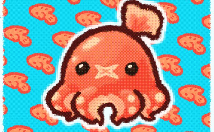 お弁当の盛り上げ役 - メンダコさんウインナー(創作)