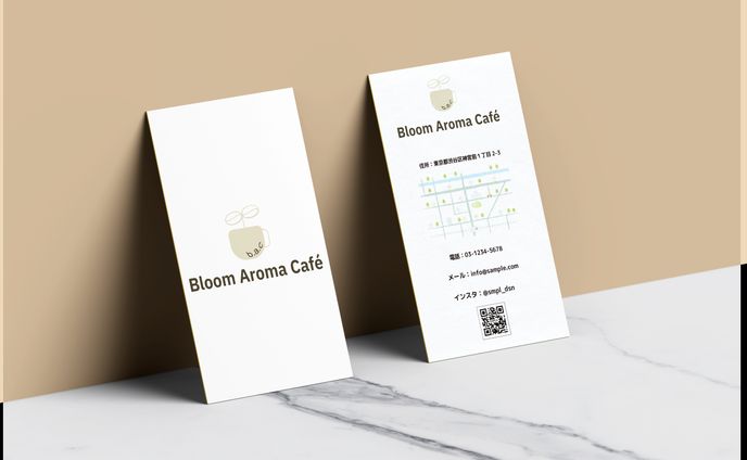     販促デザイン　shop card 