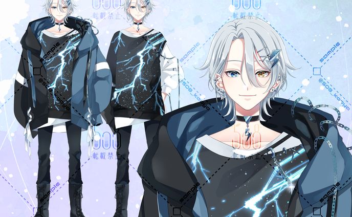 光音らいか様Live2Dモデルイラスト