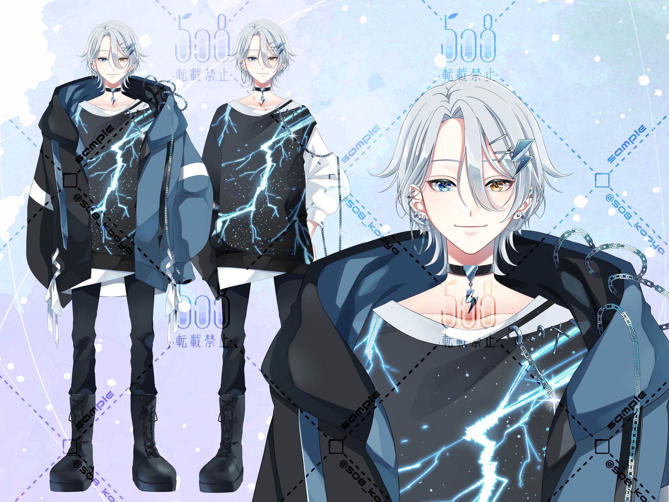 光音らいか様Live2Dモデルイラスト-1