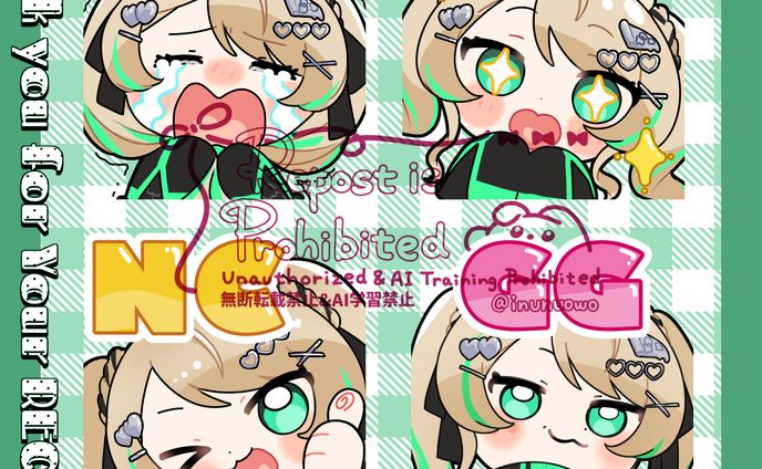 ぽんちゅろまっくすさん　サブスクスタンプ