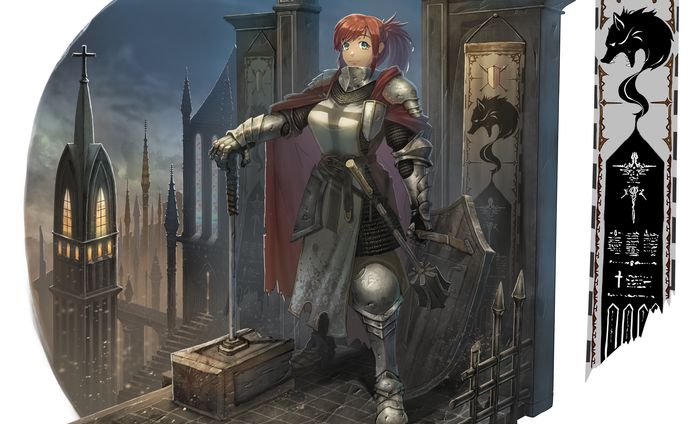 女性戦士キャラクター２