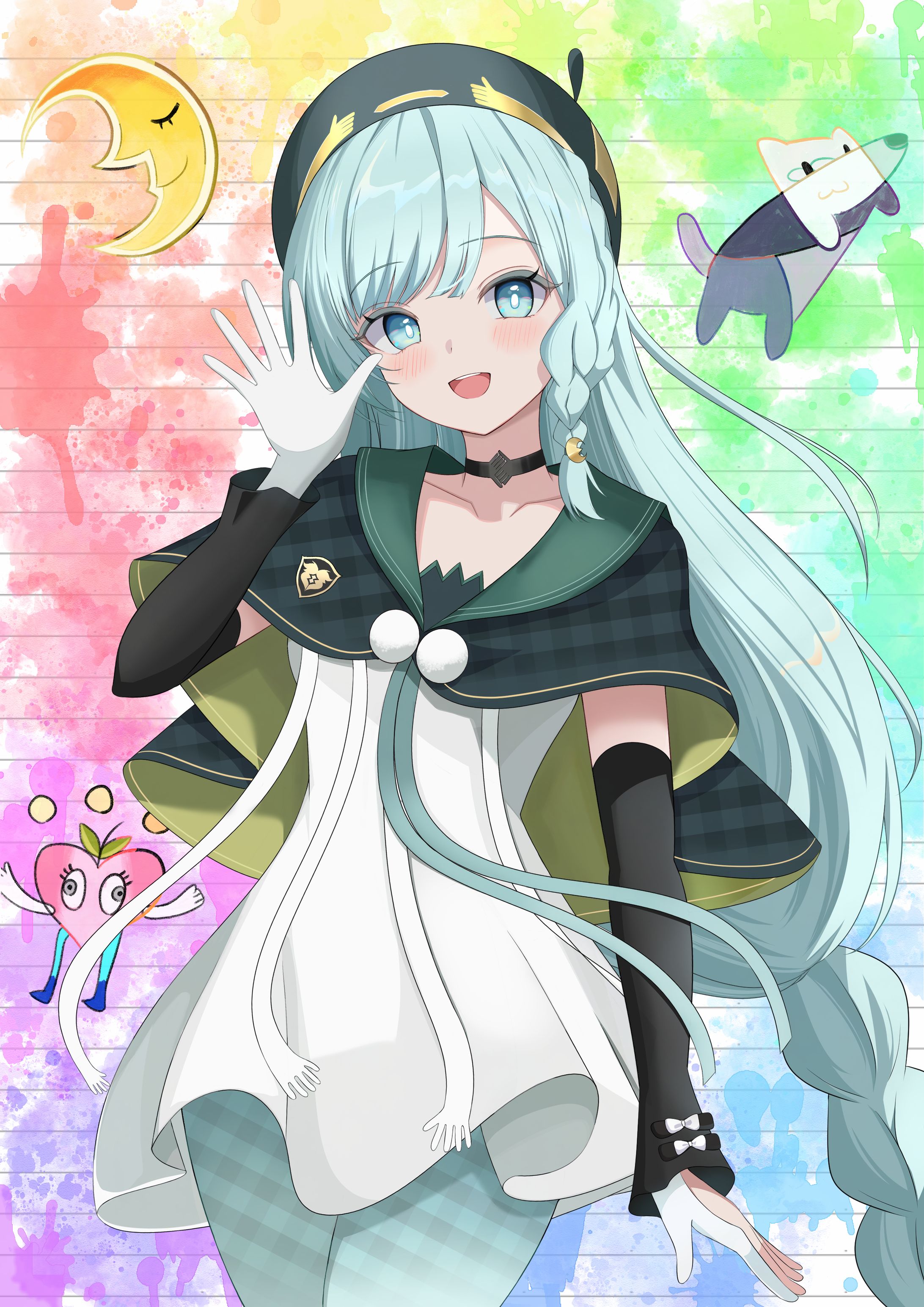 新月同行　月白(イラコン作品)-1