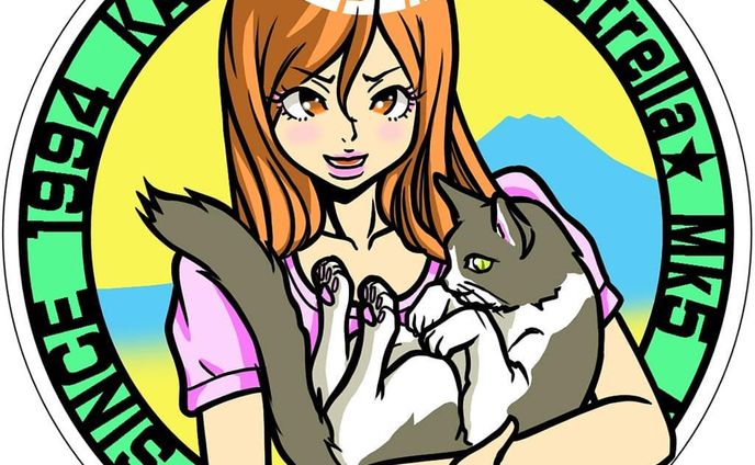 エストレヤのTAXホルダーのイラストと描きかけの「火星のたこ焼き屋さん」 #illustration #girlsillustration #comicart #artwork #pinupgirl #イラスト練習 #イラスト