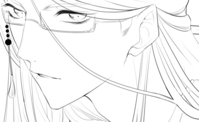 Ramdom #wip , was practicing today on #twitch be free to watch the full process on my channel (NocNocsIkemen)

#lineart #linework #ikemen #oc