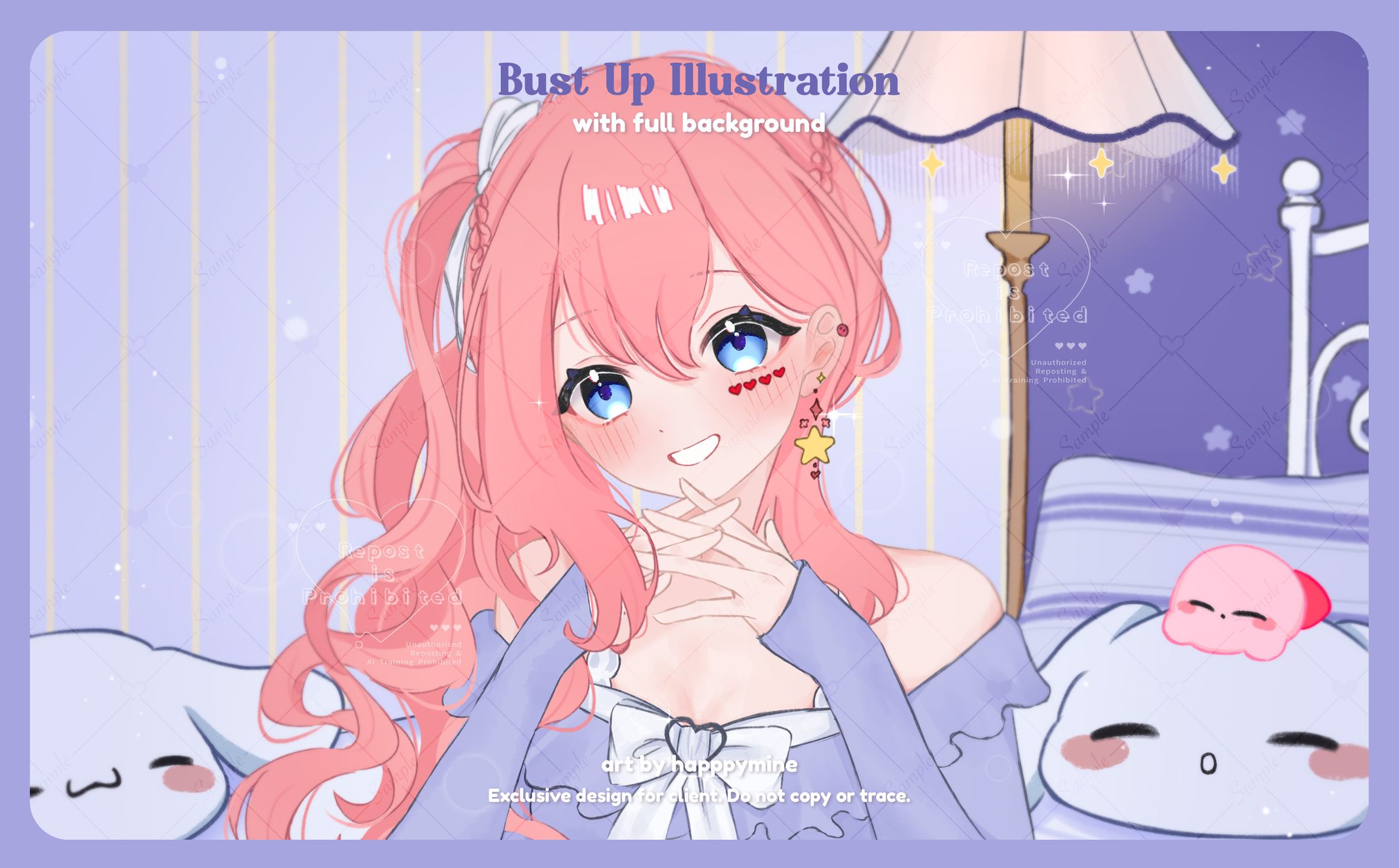 Bust Up Illustration-1