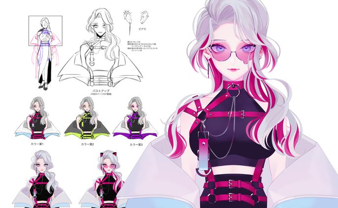 [VTuber]キャラクターデザイン