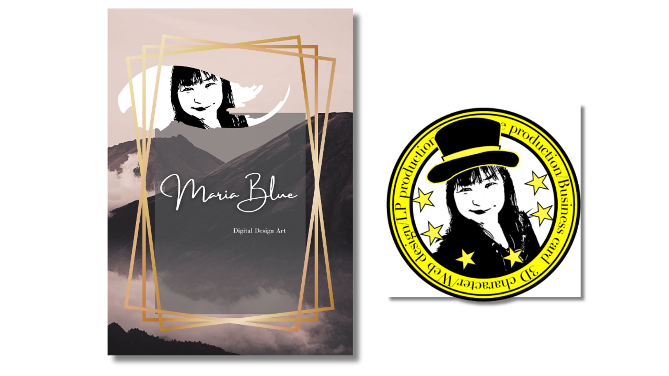 写真から作る似顔絵ロゴ-1