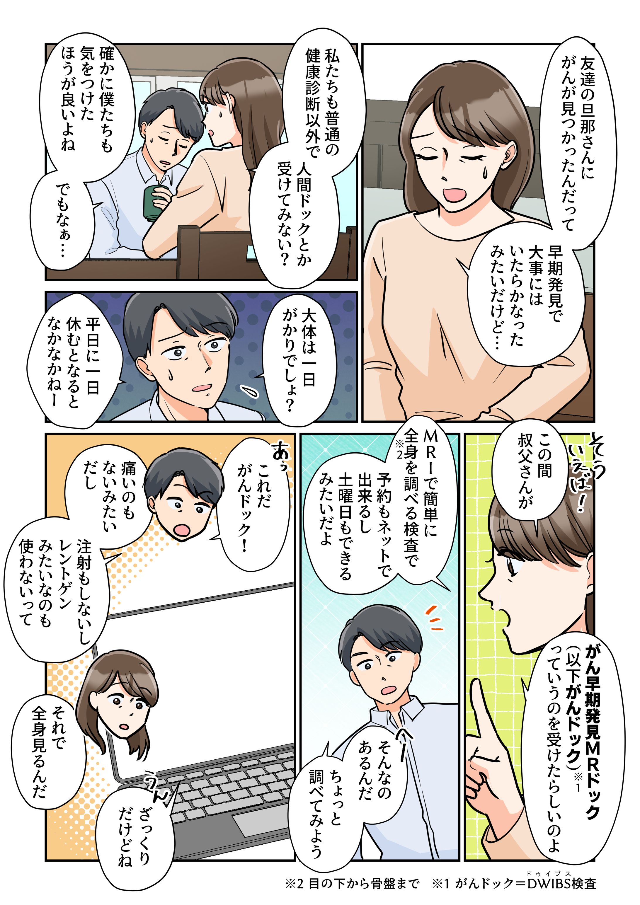 【実績】がんドックPR漫画-1