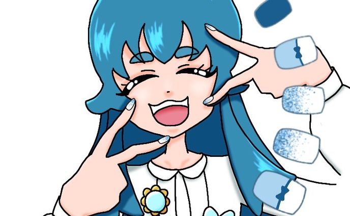 ネイル×プリキュア_ひめ