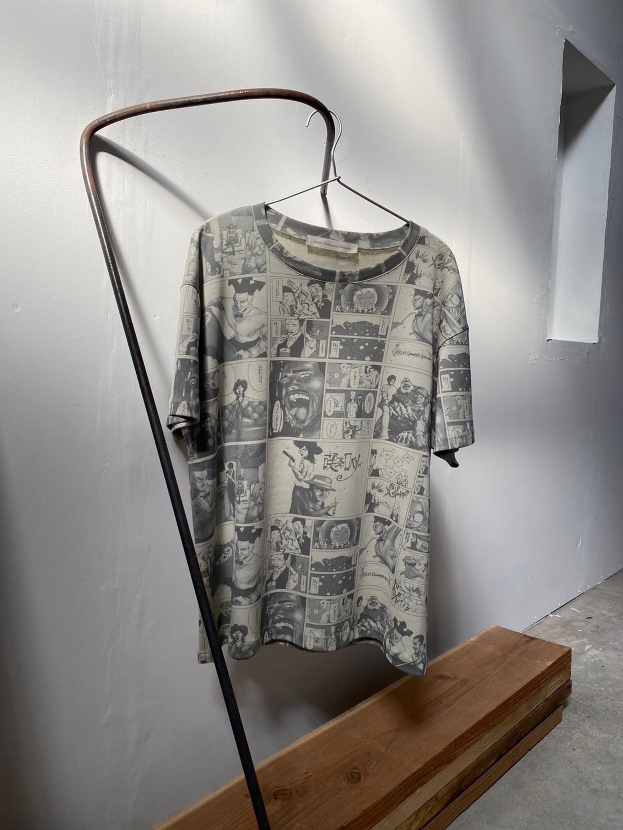 AGE24ss "喫茶ロベリィ T-shirts"-1