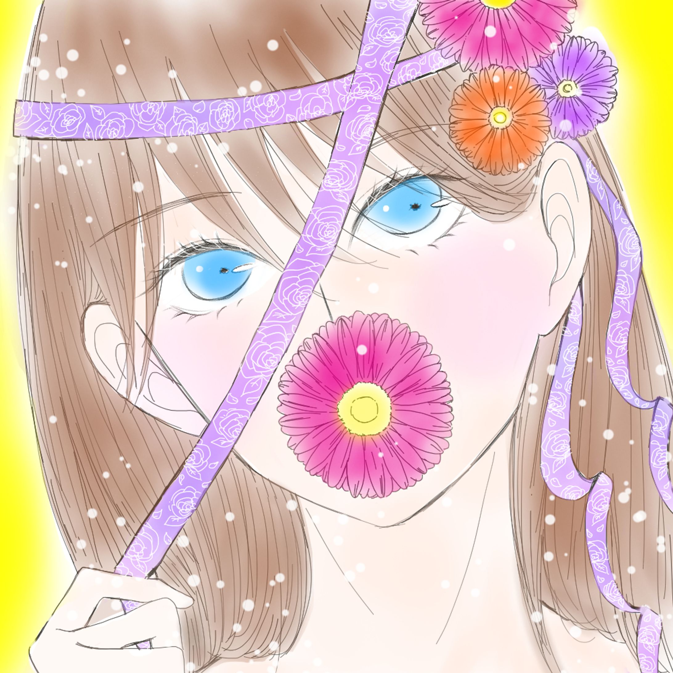 花×リボン×女の子-1