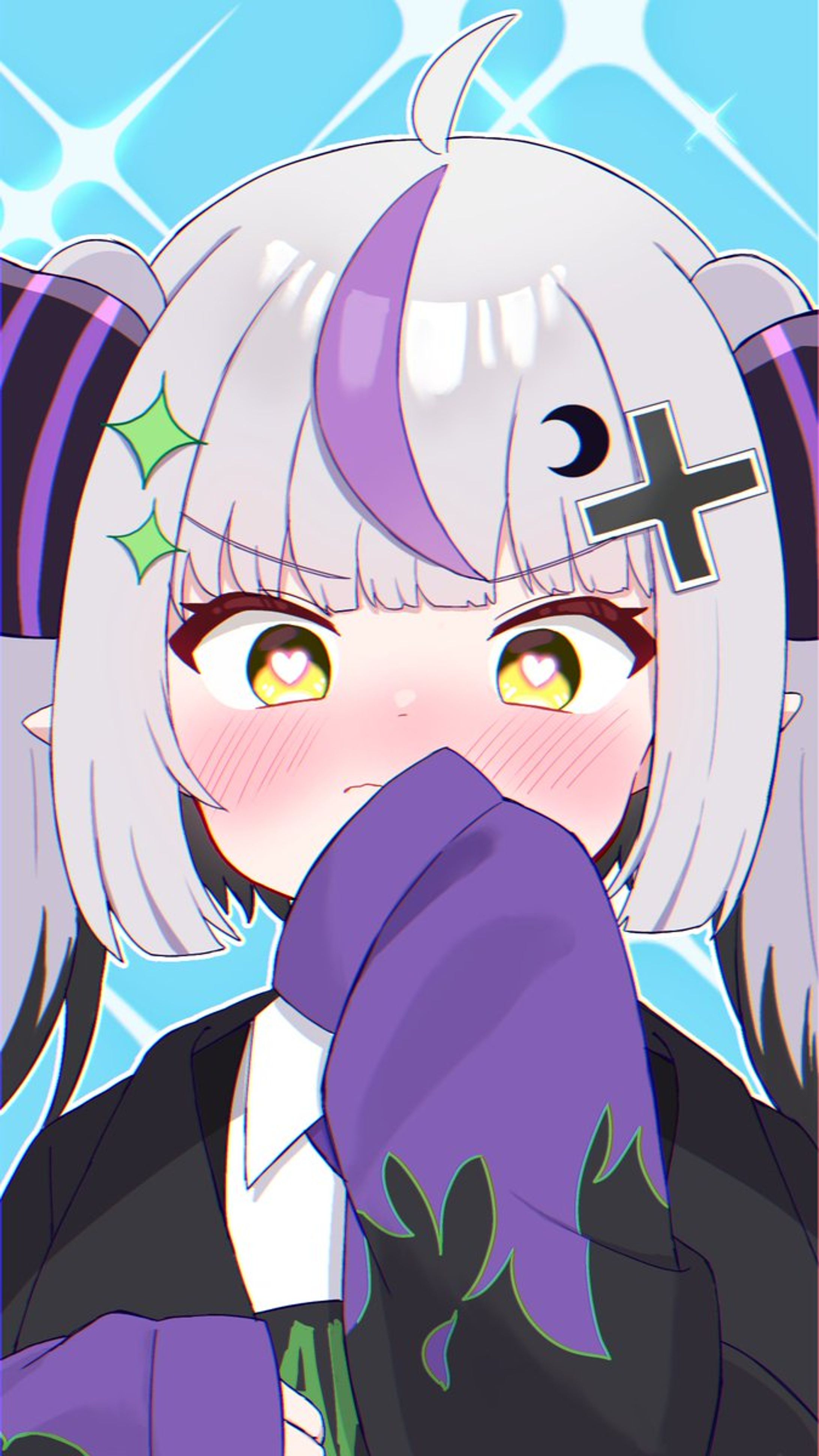 【ホロライブ所属】ラプラス・ダークネス様_イラストショート-1